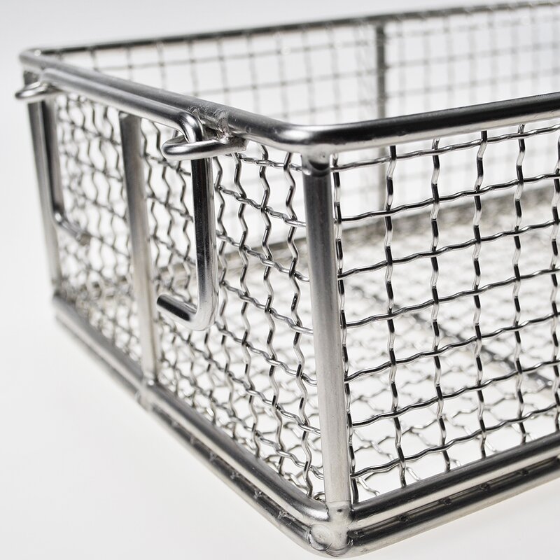 Woven Mesh Basket Factory - 304 316 Industrial Equipment Basket