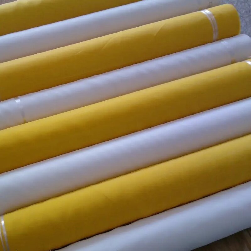 Printing Screen Factory - Polyester High Tension Yellow White Screen
