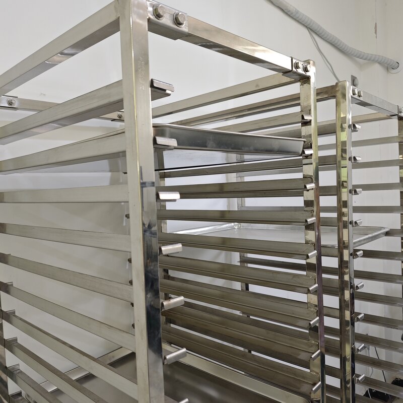 Bakery Trolley Factory - Commercial Single Row Steel Rack Trolley