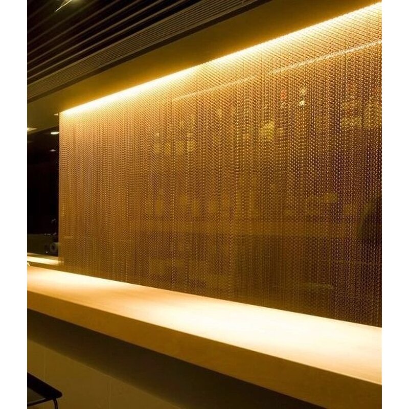 Chain Link Curtain Manufacturer - Hot Sale Aluminum Alloy Wire Mesh