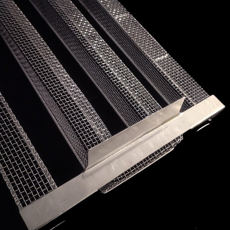 Grill Mesh Tray Basket Factory - Hexagon Shape Wood Pellet Smoker