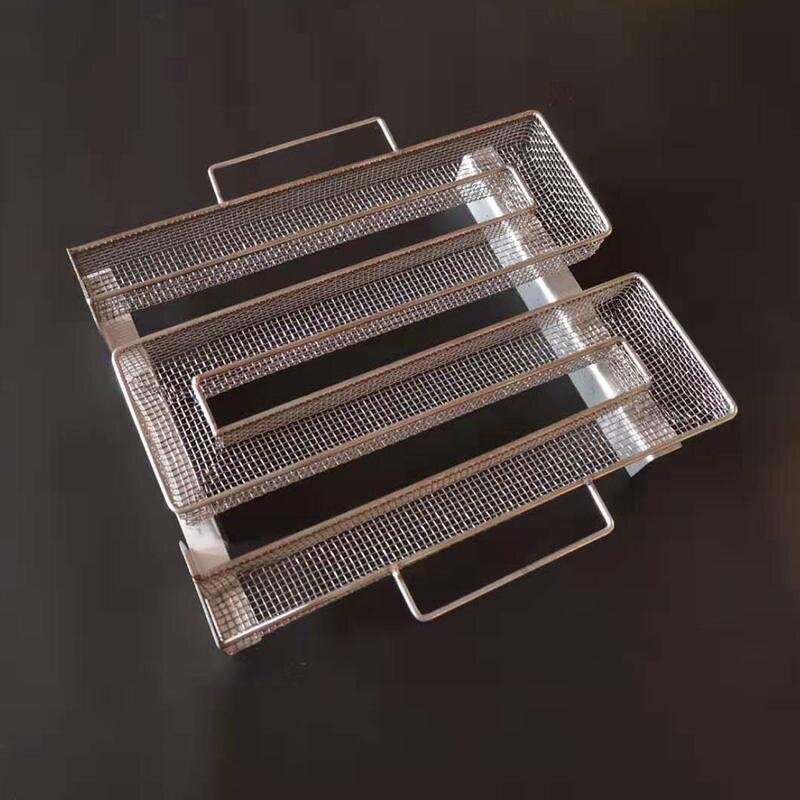 Grill Mesh Tray Basket Factory - Hexagon Shape Wood Pellet Smoker