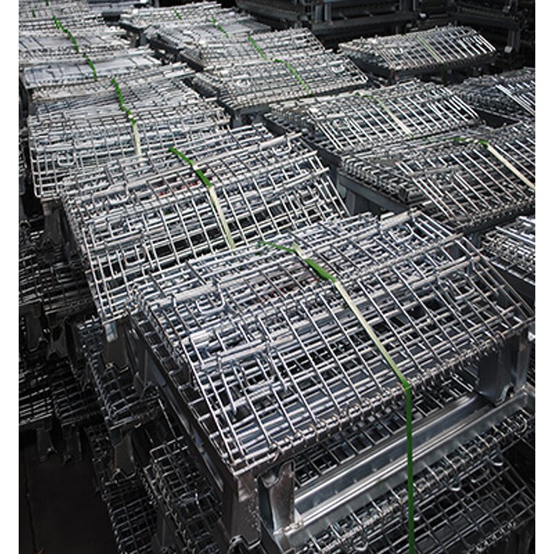 Warehouse Container Manufacturer - Automated Mesh Container Space Saving