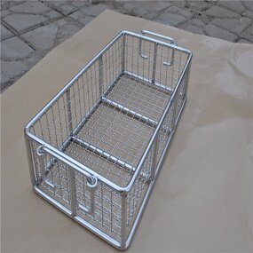 Woven Mesh Basket Factory - 304 316 Industrial Equipment Basket