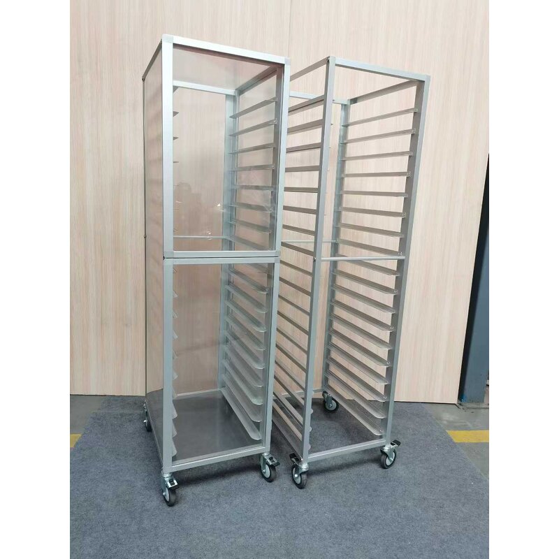 Food Trolley Factory - 15 20 Tier Stainless Steel Tray Rack Cart