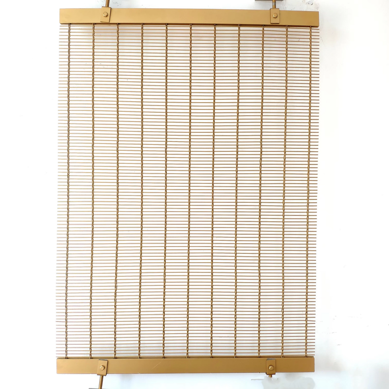 Fireproof Decorative Mesh Manufacturer - Custom Aluminum Spiral Curtain