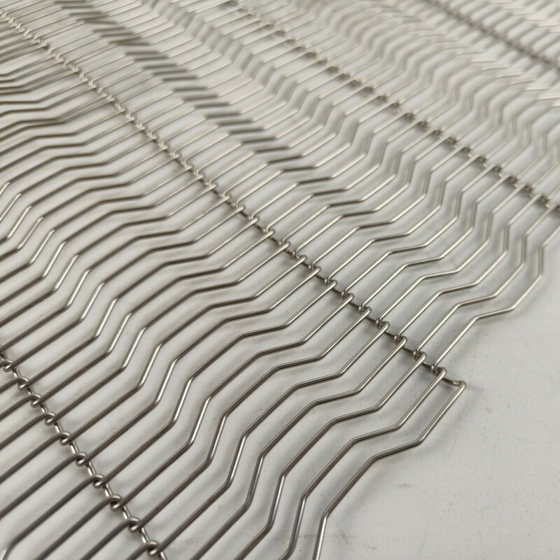 Chain B-type Conveyor Belt Manufacturer - Custom 304 Metal Food Belt