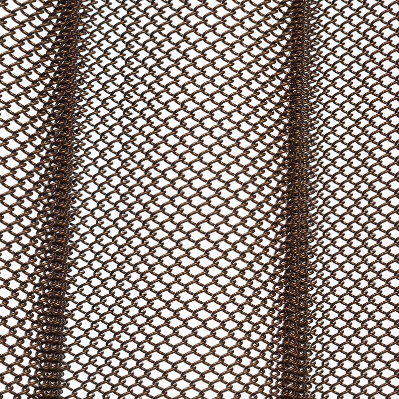 Fireproof Decorative Mesh Manufacturer - Custom Aluminum Spiral Curtain
