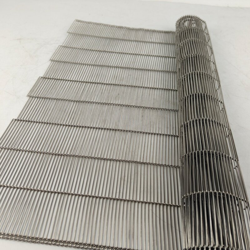 Chain B-type Conveyor Belt Manufacturer - Custom 304 Metal Food Belt