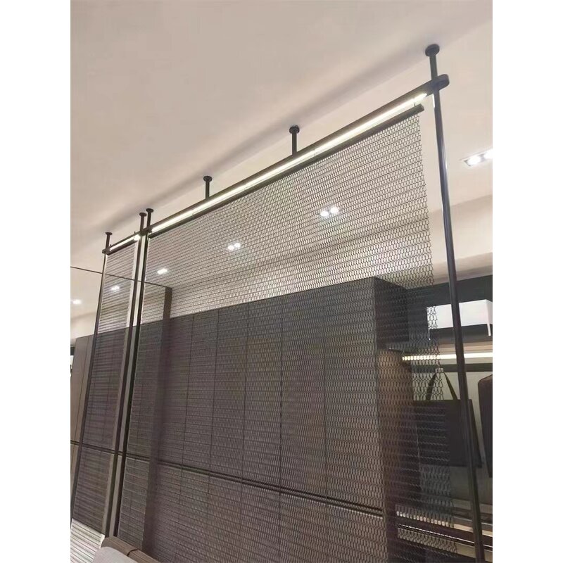 Decorative Mesh Fabric Manufacturer - Aluminum Chain Link Ceiling Decor