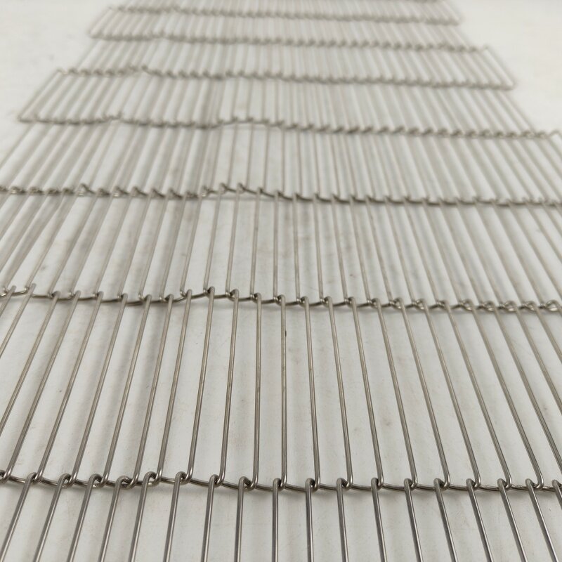 Chain B-type Conveyor Belt Manufacturer - Custom 304 Metal Food Belt