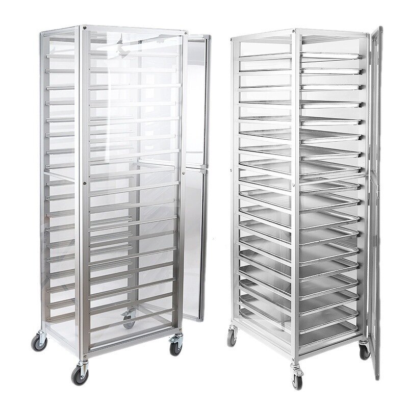 Food Trolley Factory - 15 20 Tier Stainless Steel Tray Rack Cart
