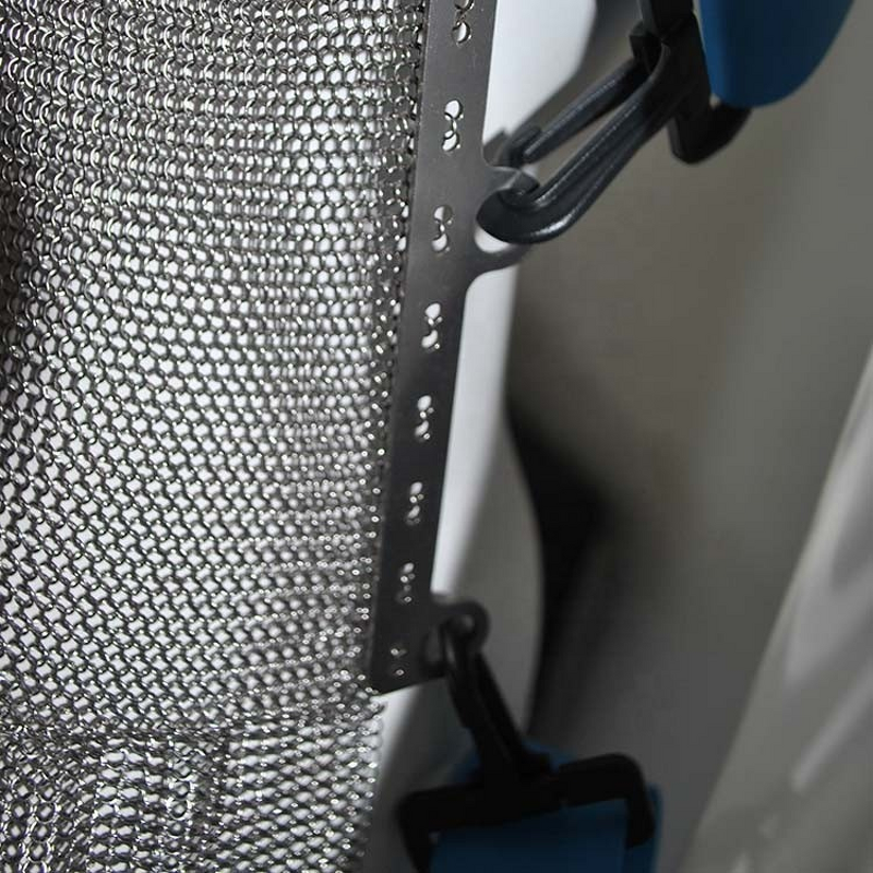 Cast Iron Cleaner Factory - 304 Stainless Steel Chainmail Scrubber