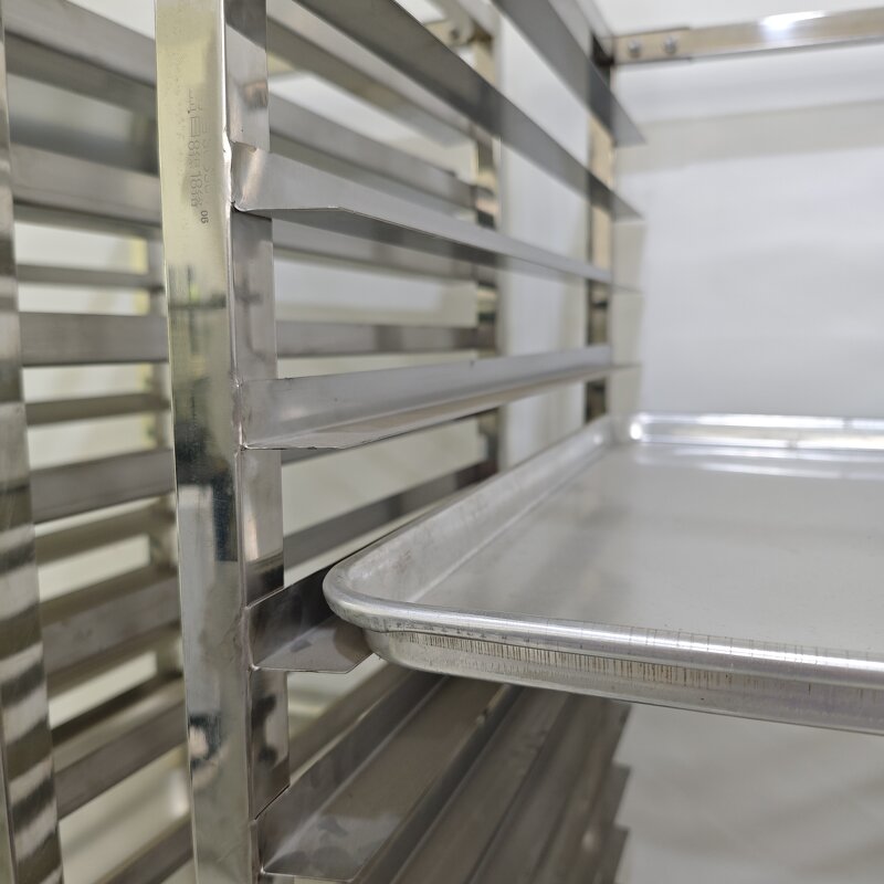 Bakery Trolley Factory - Commercial Single Row Steel Rack Trolley