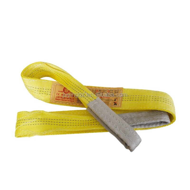 Webbing Lifting Sling Manufacturer - OEM 100% Polyester Sewn Two Four Layers
