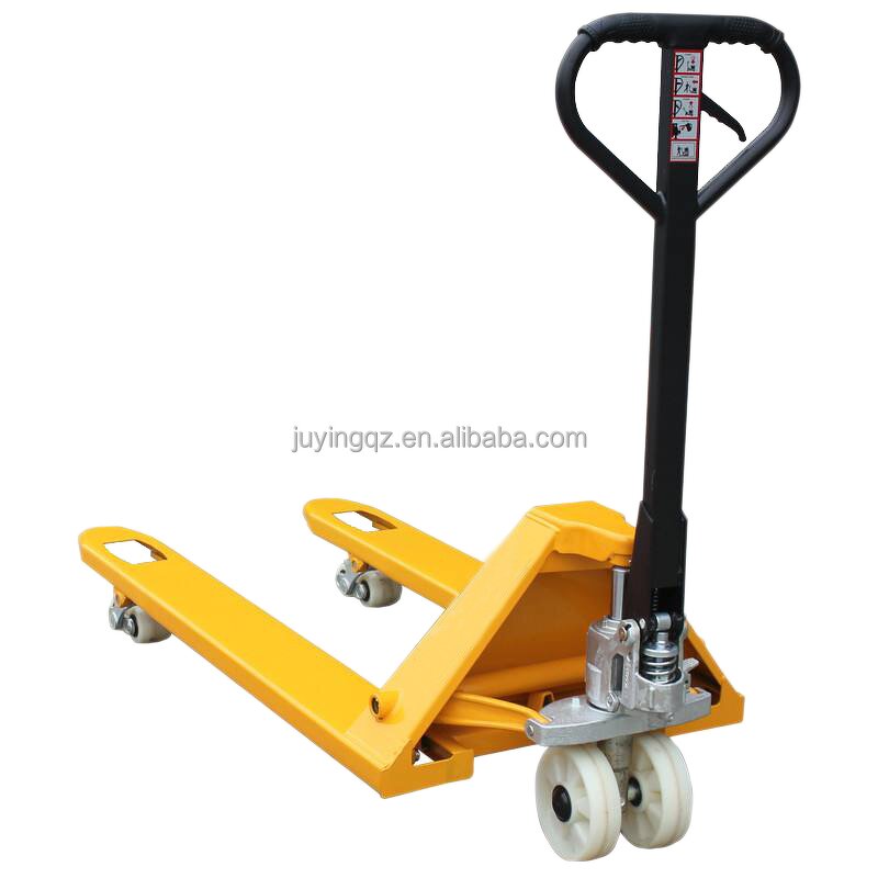 Hand Pallet Truck Manufacturer - OEM 2 Ton Capacity with Anti-slip Rubber Handle