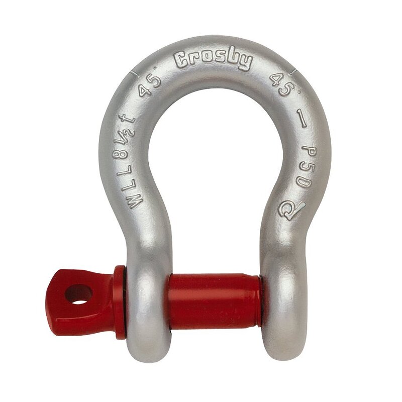 Bow Shackle Manufacturer - OEM 55 Ton Galvanized Adjustable Shackle Rigging