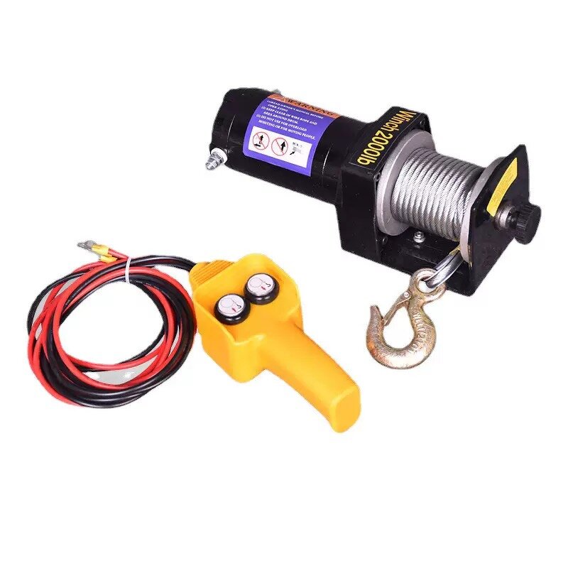 Electric Winch Manufacturer - OEM Heavy Duty 4000lb 12V with 10m Rope Remote