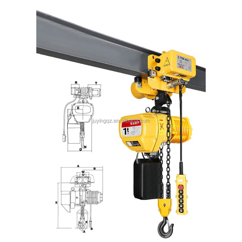 Electric Chain Hoist Manufacturer - OEM 2 Ton 220V for Construction Lifting