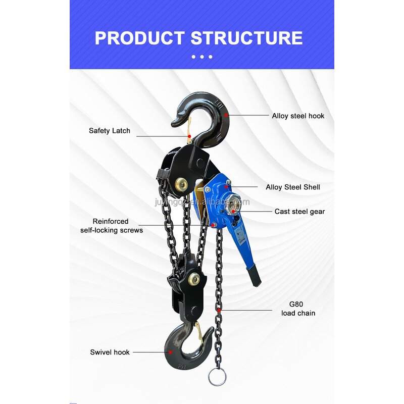 Hand Lever Block Manufacturer - OEM High Load 6 Ton Professional Grade for Warehouse