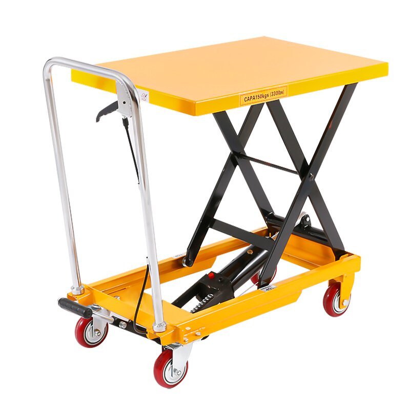 Hydraulic Lift Table Truck Manufacturer - OEM Manual Single Scissors Platform Cargo Lift