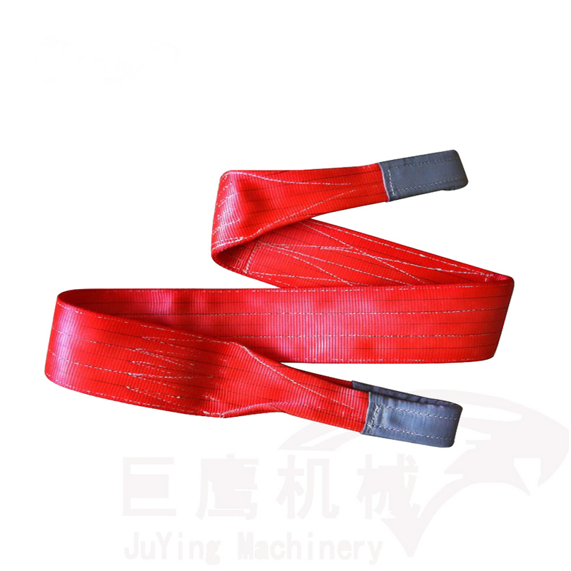 Flat Webbing Sling Manufacturer - OEM 2 Ton Polyester Nylon Folded Eye EN1492-1