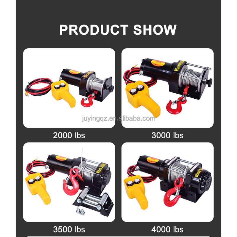 Electric Winch Manufacturer - OEM Ultra-Strong 4500lb with 10m Rope for Offroad