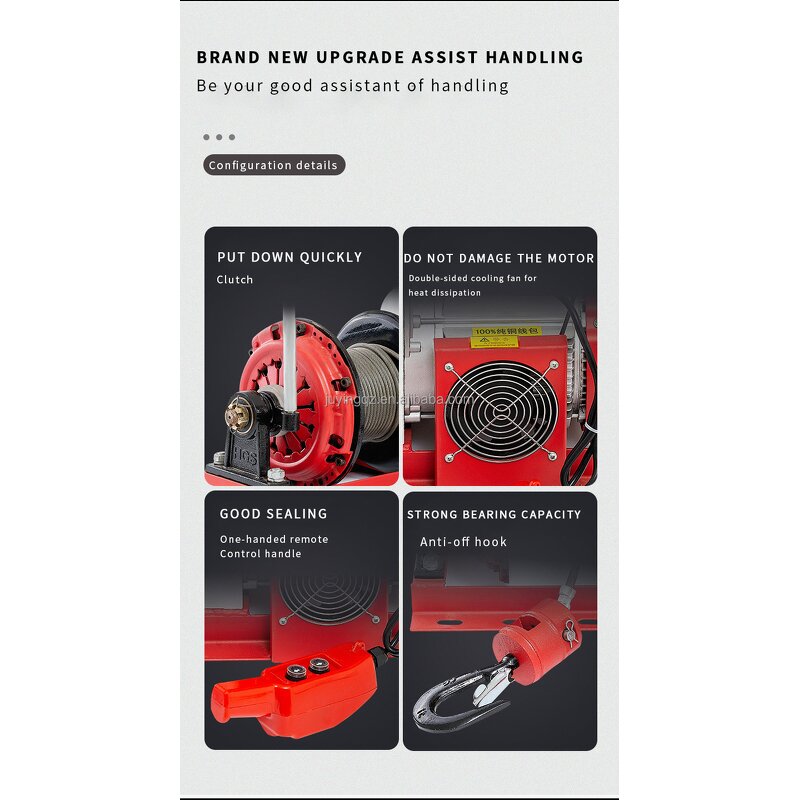 Electric Winch Manufacturer - OEM Professional 750kg with Clutch for Towing Recovery