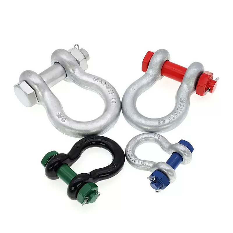 Bow Shackle Manufacturer - OEM 55 Ton Galvanized Adjustable Shackle Rigging