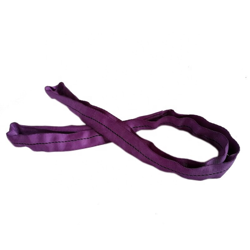 Webbing Sling Belt Manufacturer - OEM 20 Ton Heavy Duty Double Ply Polyester