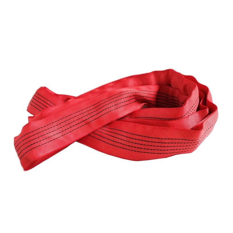 Webbing Sling Belt Manufacturer - OEM 20 Ton Heavy Duty Double Ply Polyester