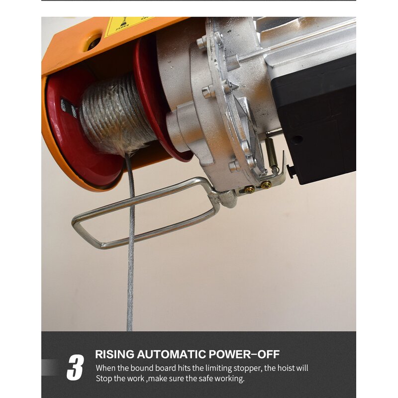 Electric Wire Rope Hoist Manufacturer - OEM 500kg 12m Micro Lightweight for Production Line