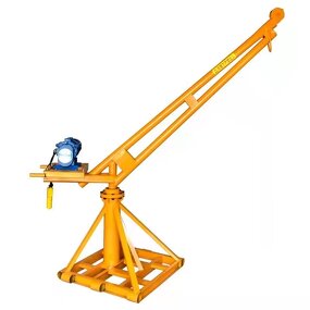 Small Crane Manufacturer - OEM 500kg Construction Monkey Crane Outdoor Frame