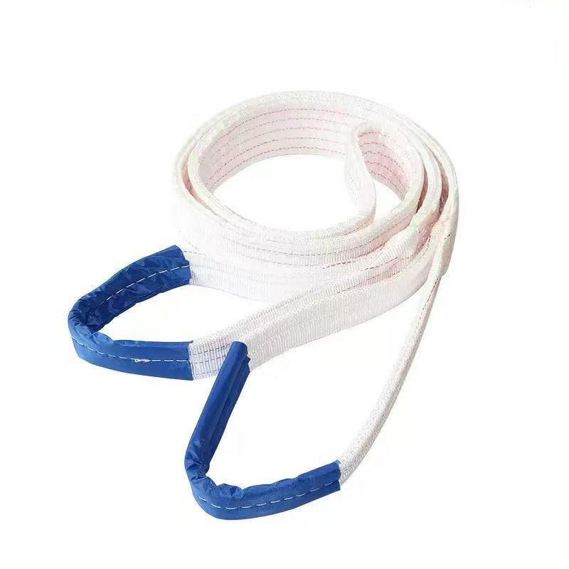 Flat Webbing Sling Manufacturer - OEM 2 Ton 3 Metre Heavy-Duty for Cargo Crane