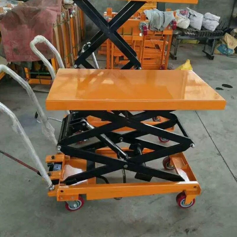 Hydraulic Scissor Table Lift Manufacturer - OEM 150kg Small Folding Platform Trolley