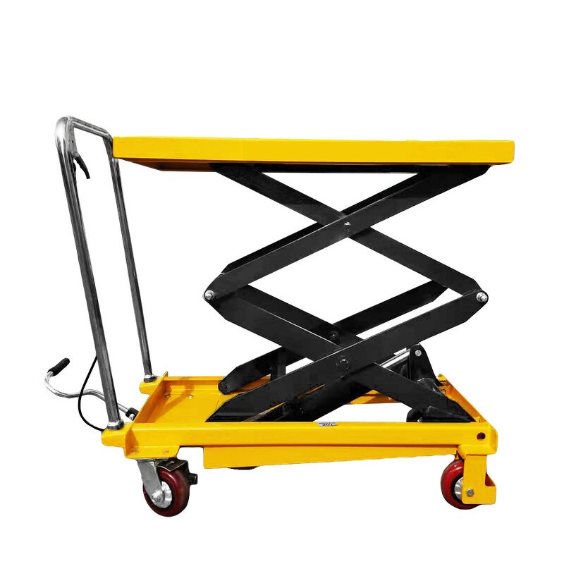 Hydraulic Lift Table Trolley Manufacturer - OEM Portable 150kg with 0.72m Lifting Height