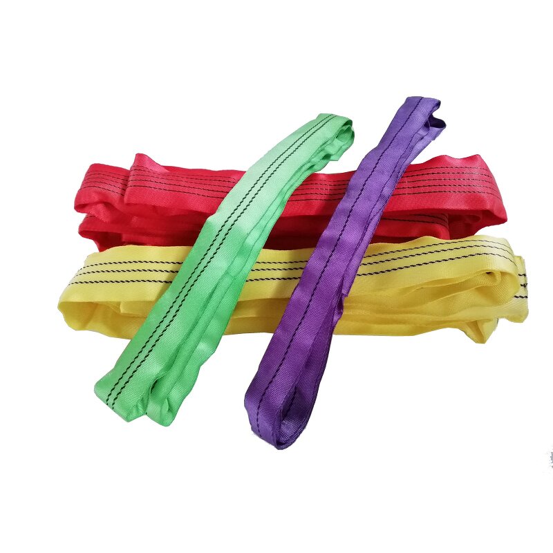 Endless Webbing Sling Manufacturer - OEM 25tons x 6m Polyester Round Slings