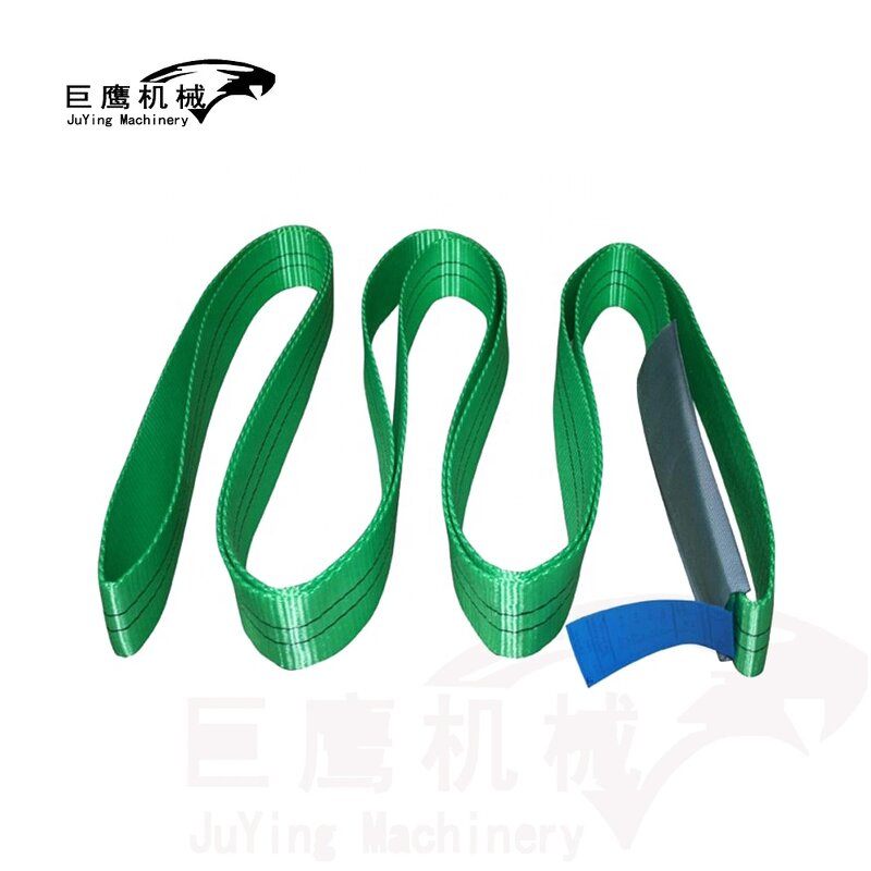 Webbing Lifting Sling Manufacturer - OEM 100% Polyester Sewn Two Four Layers