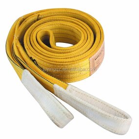 Webbing Lifting Sling Manufacturer - OEM 100% Polyester Sewn Two Four Layers