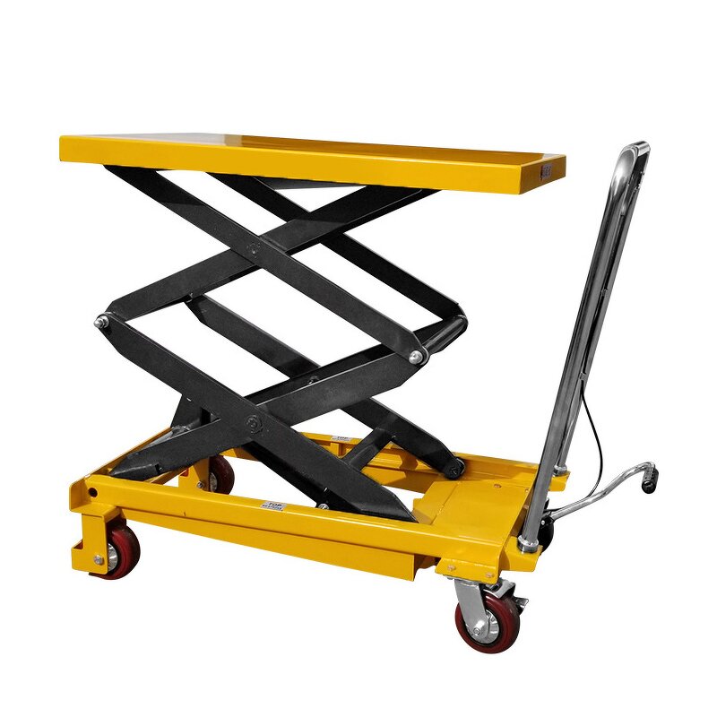 Hydraulic Lift Table Trolley Manufacturer - OEM Portable 150kg with 0.72m Lifting Height