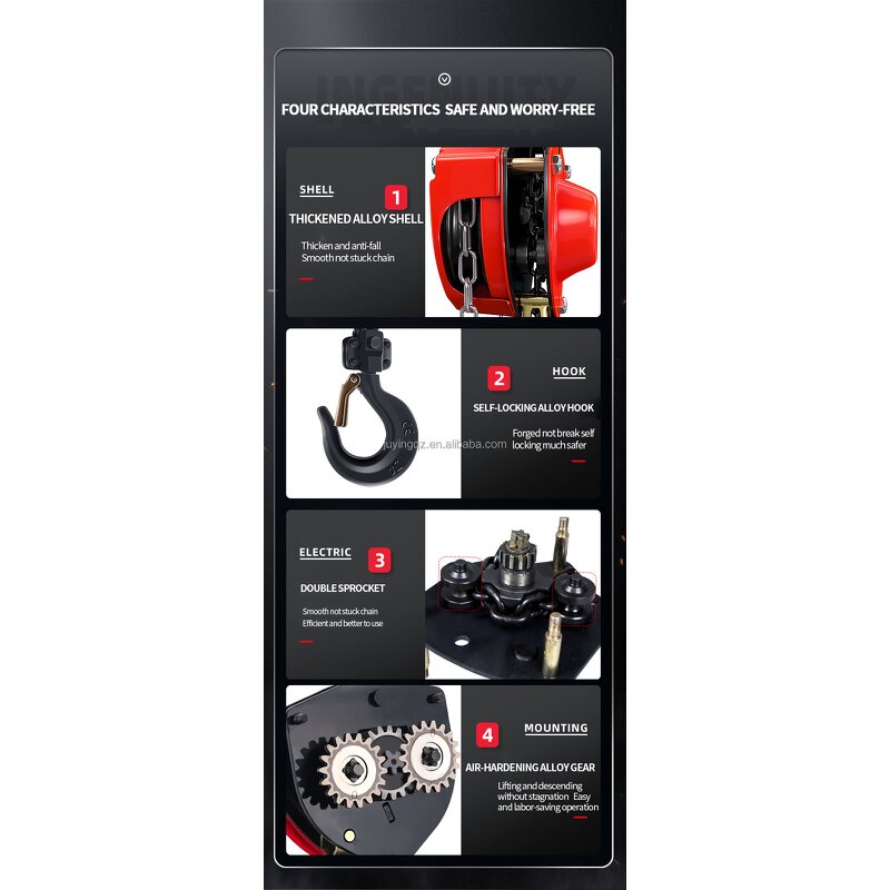 Hand Chain Hoist Manufacturer - OEM 3 Ton Manual Operated Chain Hoist