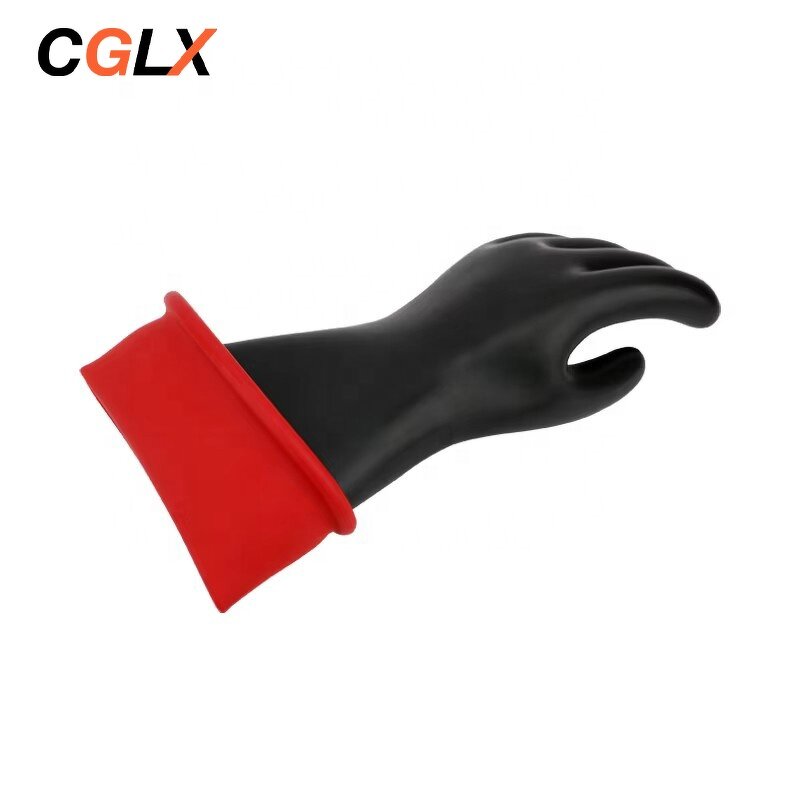 Insulated Gloves Manufacturer - OEM CE High Voltage 10kv Class1 Live Rubber Gloves