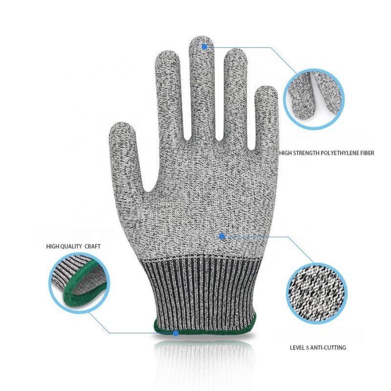 Anti-cutting Gloves Manufacturer - OEM CGLX HPPE Grade 5 13-pin Core Anti-cutting