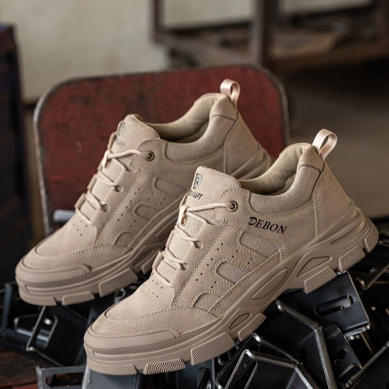 Safety Sneaker Manufacturer - OEM CGLX Wholesale Men's Stylish Summer Breathable Steel Toe