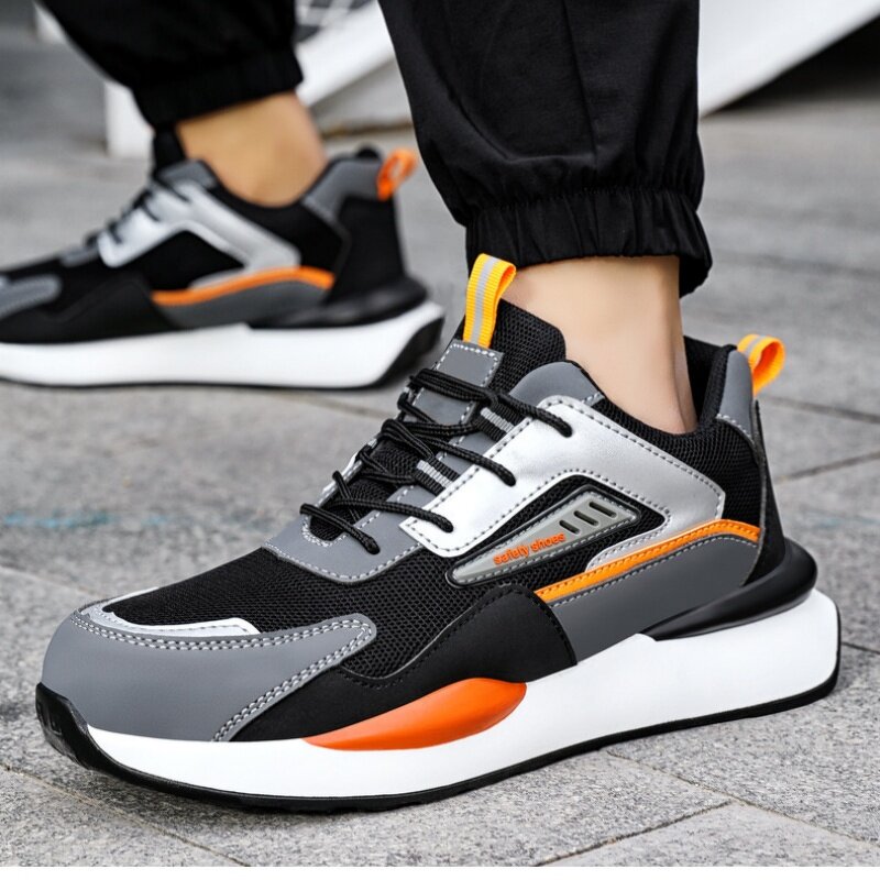 Safety Sneakers Manufacturer - OEM CGLX Men's Non-Slip Steel Toe Breathable for Seasons