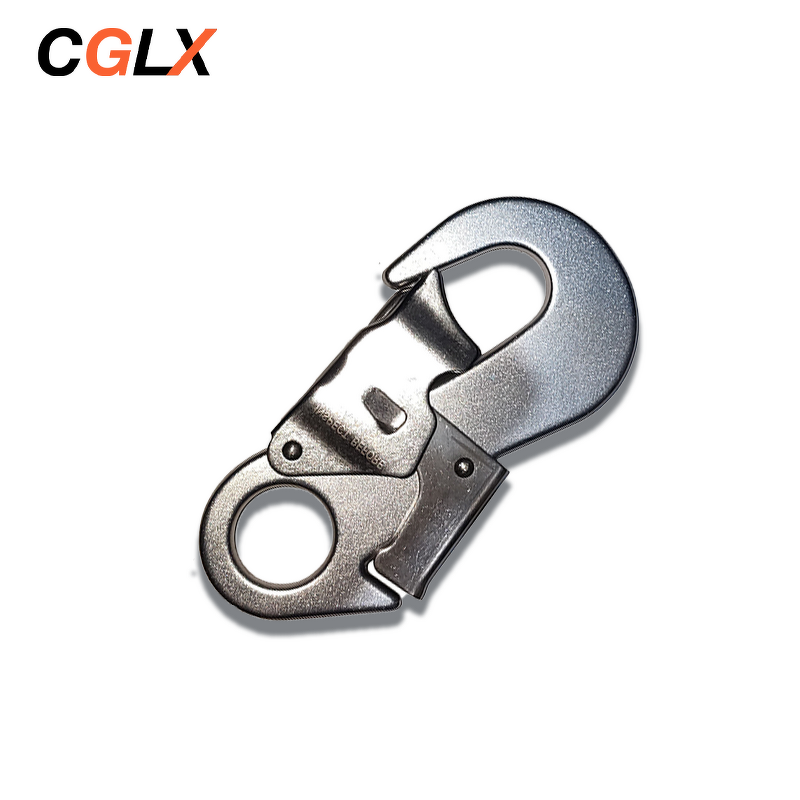 Snap Hook Manufacturer - OEM CGLX 22KN Steel Double Action Stamped for Harness