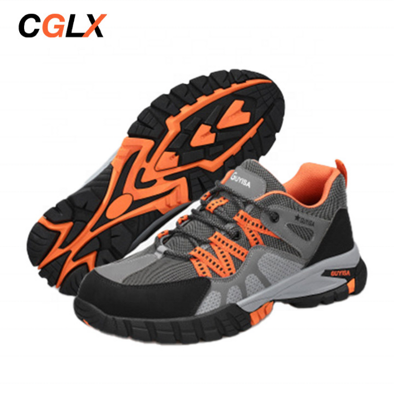 Safety Shoes Manufacturer - OEM CGLX Wholesale PU Outsole Steel Toes Summer Breathable