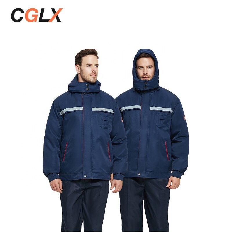 Safety Jacket Manufacturer - OEM CGLX Reflective Winter Workwear Uniforms Top Coat