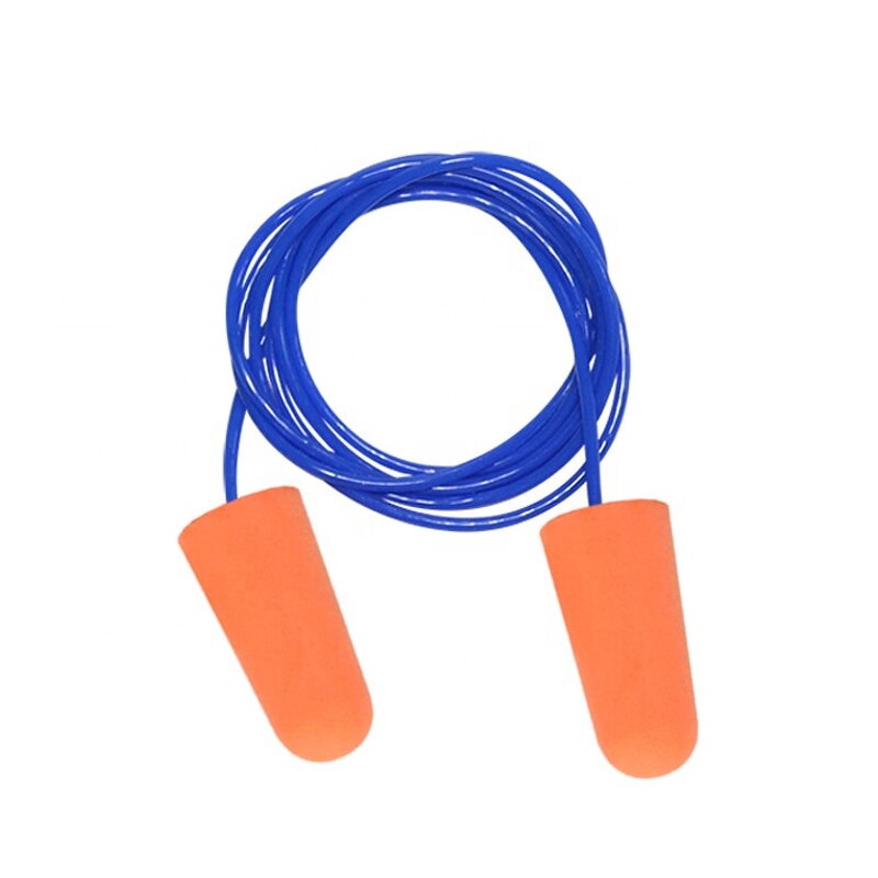Ear Plugs Manufacturer - OEM CGLX Custom PU Soundproof Blue Corded Slow-rebound Memory Foam