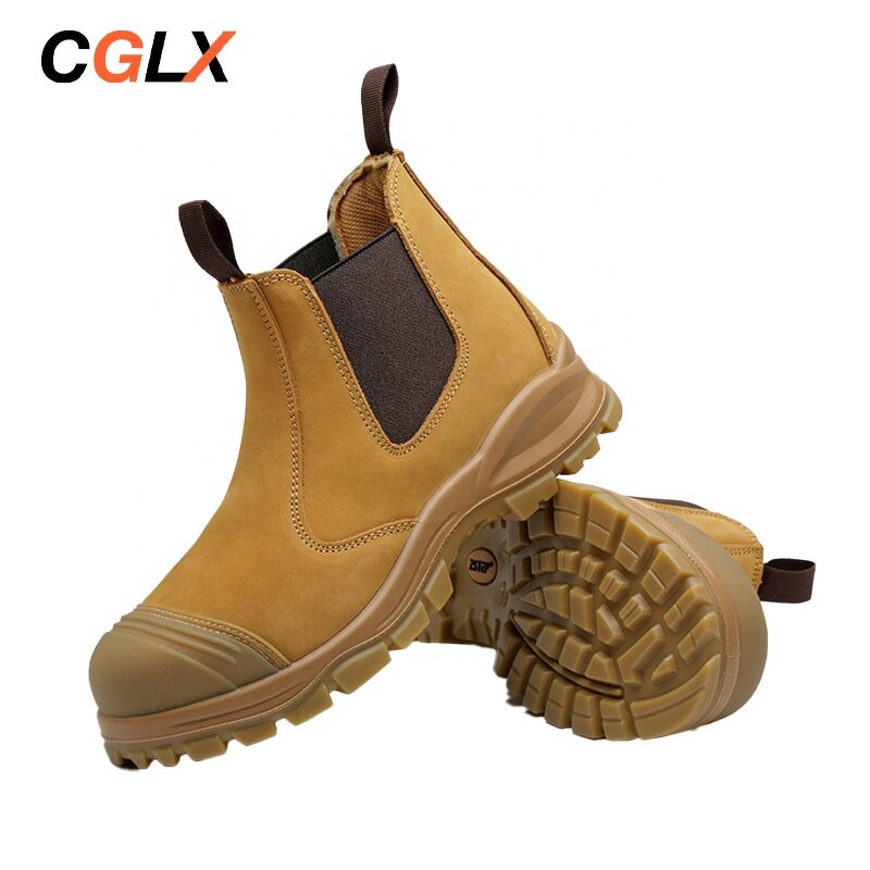 Safety Boots Manufacturer - OEM CGLX Men's Unisex Anti Smash Genuine Nubuck Leather